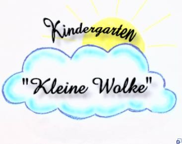 Logo Blau umrandete Wolke mit einer aufgehenden Sonne darüber