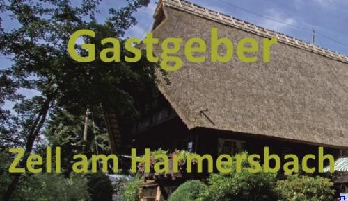 Heimatmuseum Fürstenberger Hof mit dem Aufschrift Gastgeber Zell am Harmersbach